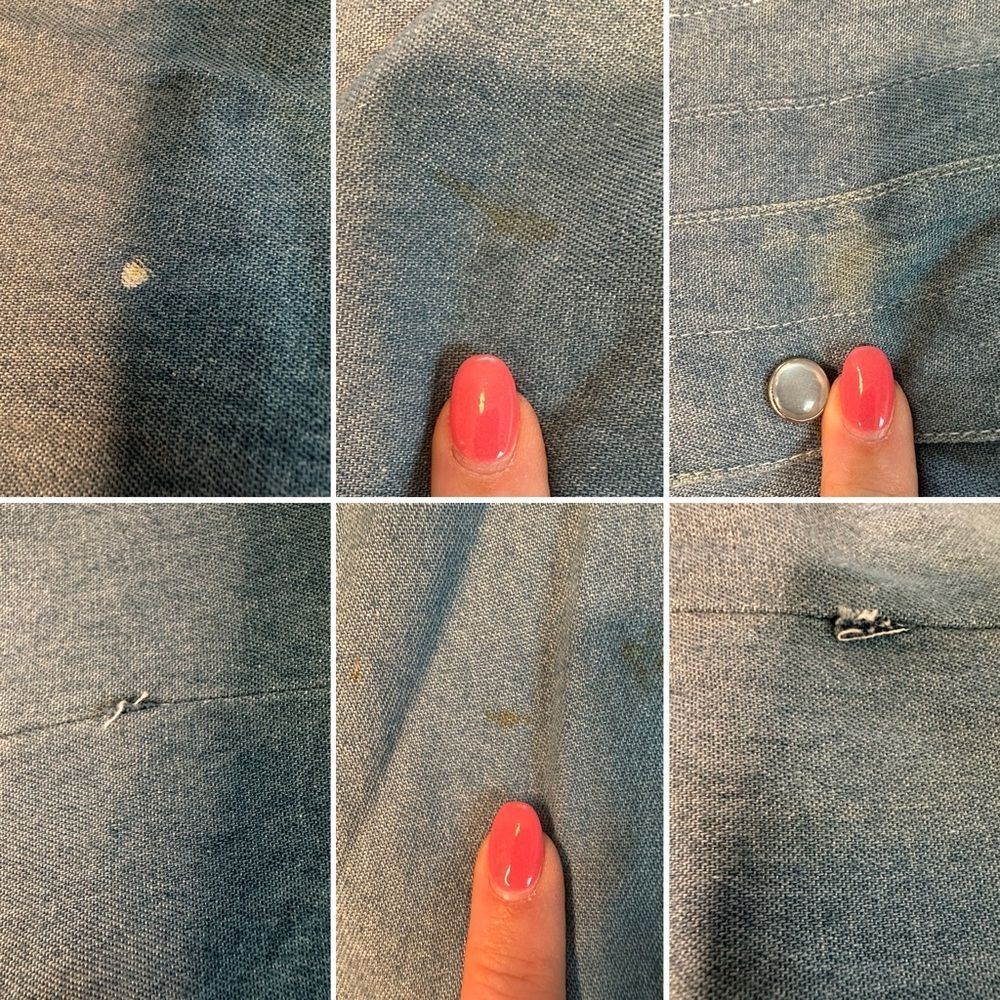 Vintage 90s Robbie Bee Chambray Tank Maxi Dress Button Front | Size 8 - Picture 7 of 12
